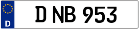 Truck License Plate